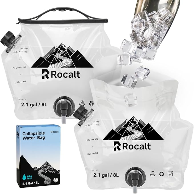 Rocalt 2 Pack Collapsible Water Container by Rocalt