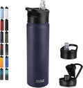 HASLE OUTFITTERS Insulated Water Bottle 22 oz Double Wall Stainless Steel Water by HASLEOUTFITTERS