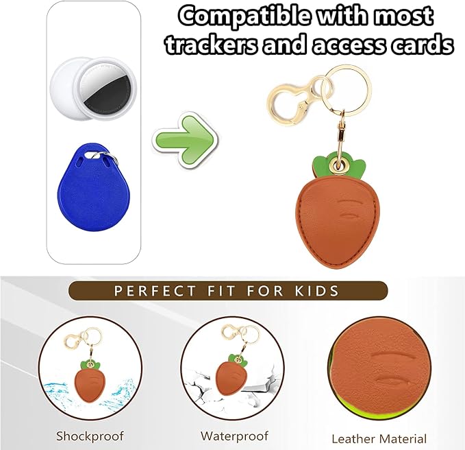 Leather Keychain Holder Case Compatible - Image 3