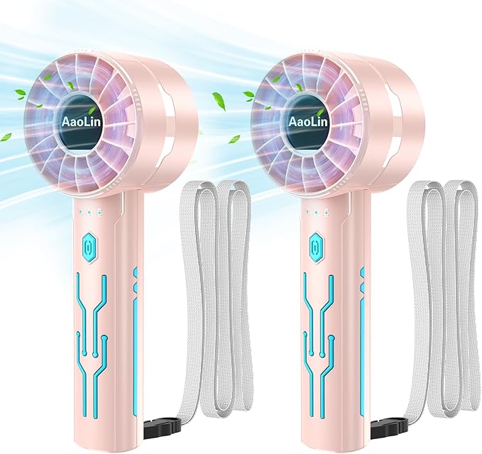 AaoLin 2pcs Portable Handheld Turbo Fan by AaoLin
