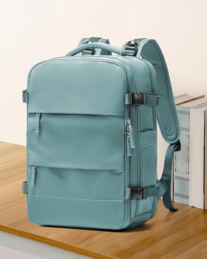 coowoz Large Travel Backpack For Women Men, Carry On Rucksack Flight Approved - Image 2