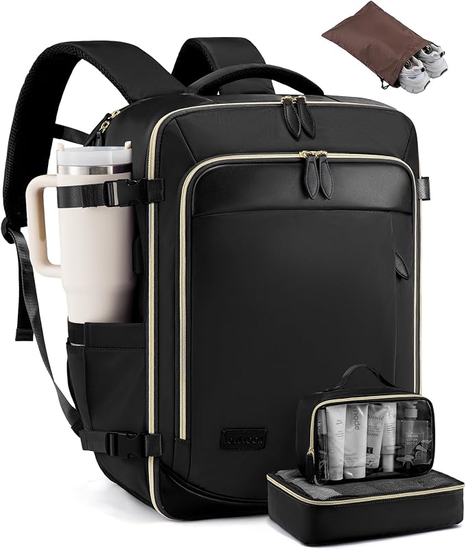LOVEVOOK Travel Backpack for Women, 40L Carry On Backpack by LOVEVOOK