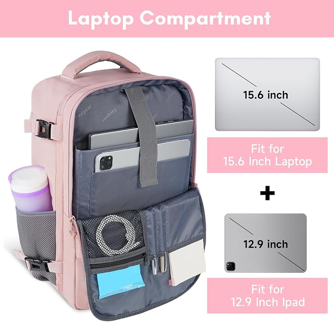 Taygeer Travel Backpack for Women, Carry On Backpack - Image 5