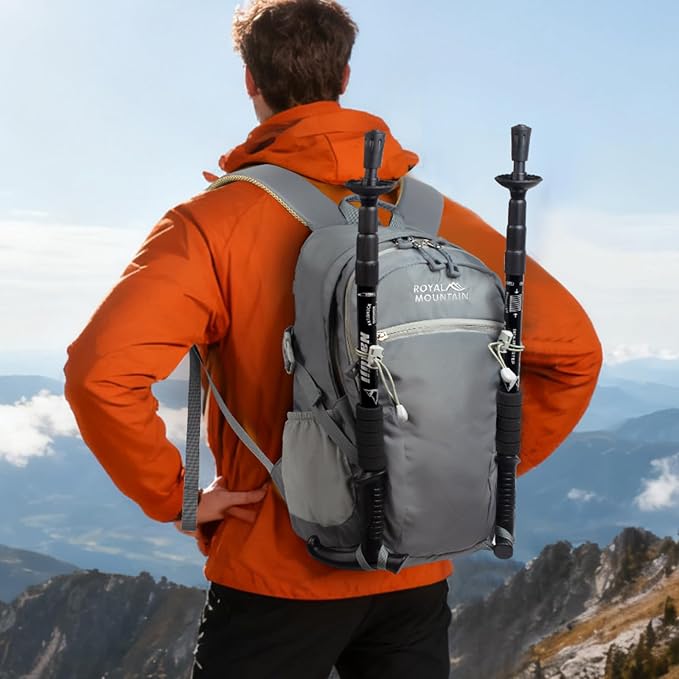 Hiking Backpack With Rain-cover, 30L Travel Backpacks - Image 8