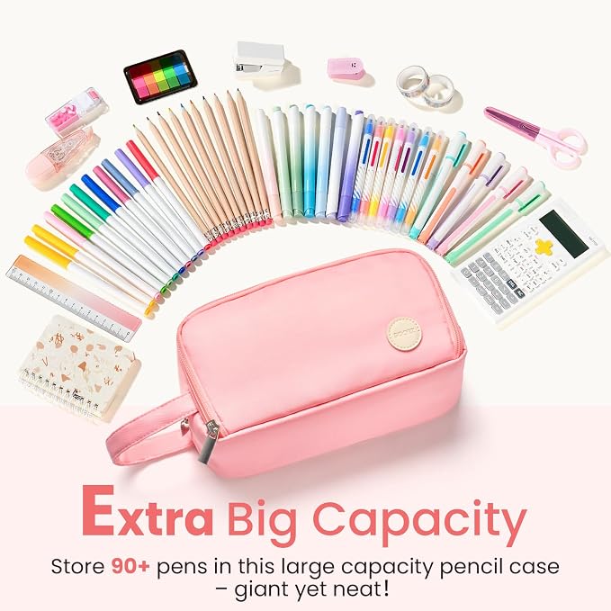 Sooez Pencil Case, Large Pencil Pouch Pencil Bag - Image 4