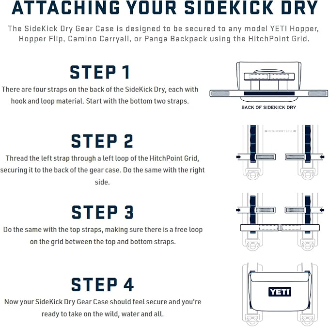 YETI Sidekick Dry Waterproof Gear Case and Bag Accessory - Image 8