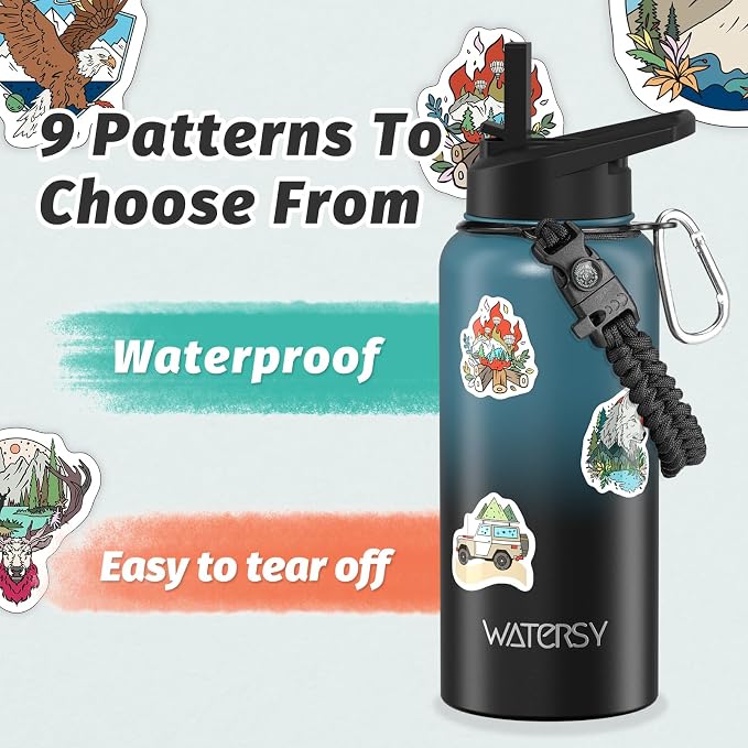 32oz Insulated Water Bottle, BPA Free&Leak Proof, Stainless Steel Water Flask - Image 4