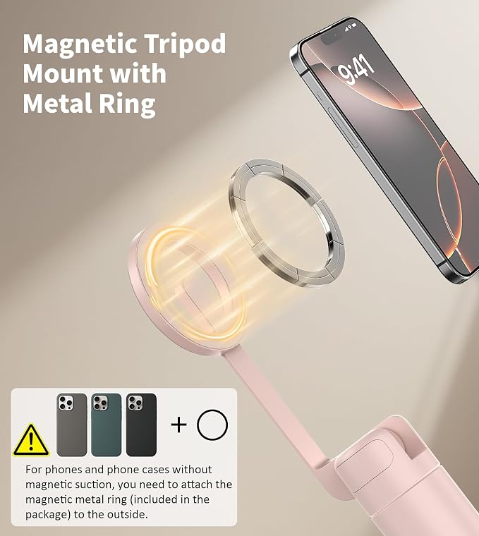 TONEOF 68" Magnetic Selfie Stick Tripod - Image 2