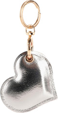 Leather Charm Keychain Holder Case Compatible by BORKUANA