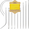 Upholstery Repair Kit: Waxed Sewing Thread & Heavy Duty Needles by VONEEDL