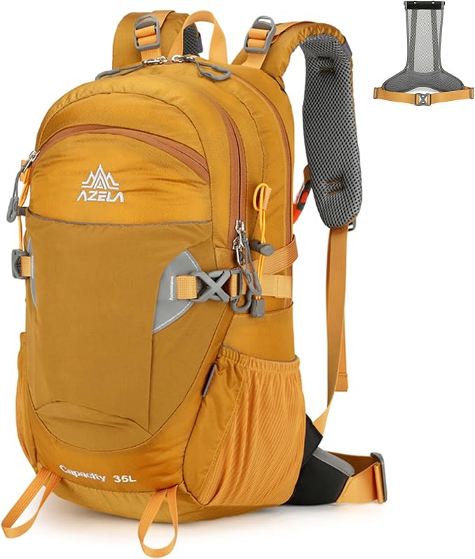 35L Hiking Backpack Detachable Frame Backpack by W+WINTMING