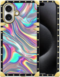 for iPhone 17 Case Luxury Golden Decoration by Unknown
