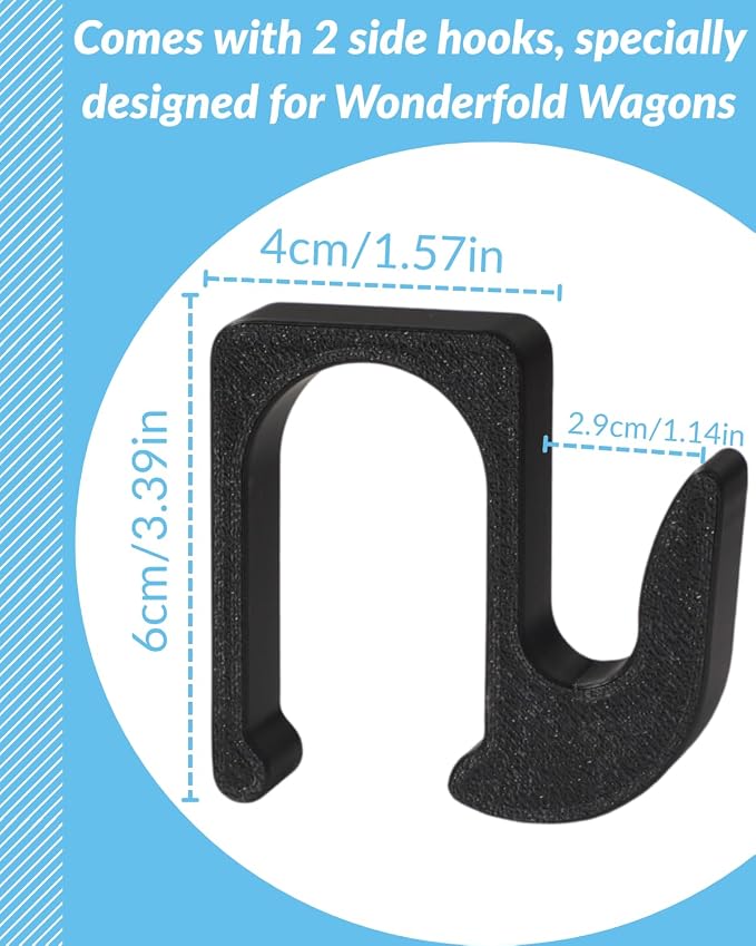 Multipurpose Side Hooks, Stroller Hooks - Image 2