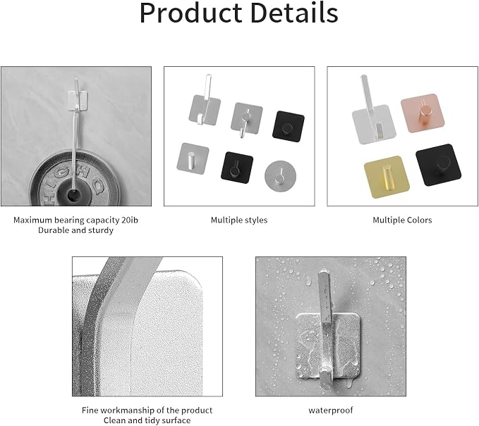 Paoli Heavy Duty Self Adhesive Hooks - Image 5