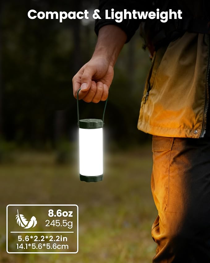 Glocusent 106 LED Camping Lights, 5000mAh Camping Lantern Rechargeable - Image 7