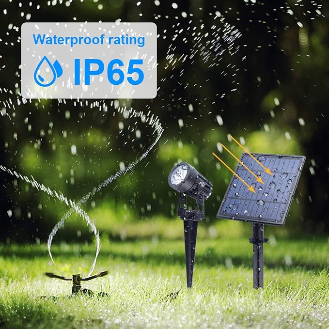 APONUO Metal Solar Spot Lights Outdoor - Image 4