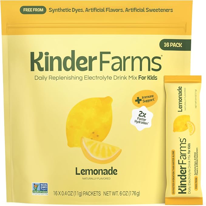 KinderFarms Electrolyte Powder for Kids and Adults by Kinderfarms