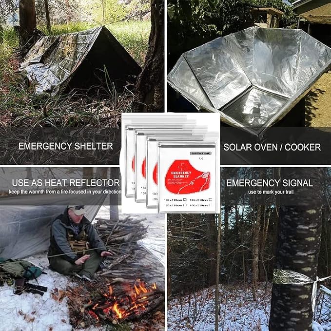 GALAXYLENSE Emergency Mylar Thermal Blanket - Image 8