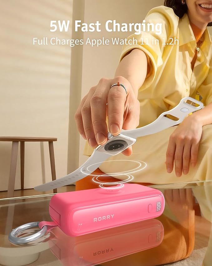 RORRY Flow Portable Charger, 10000mAh 40W Fast Charging Power Bank - Image 5