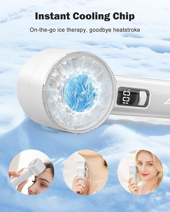 AMACOOL Handheld Fan with Ice Cooler, Mothers Day Gifts - Image 2