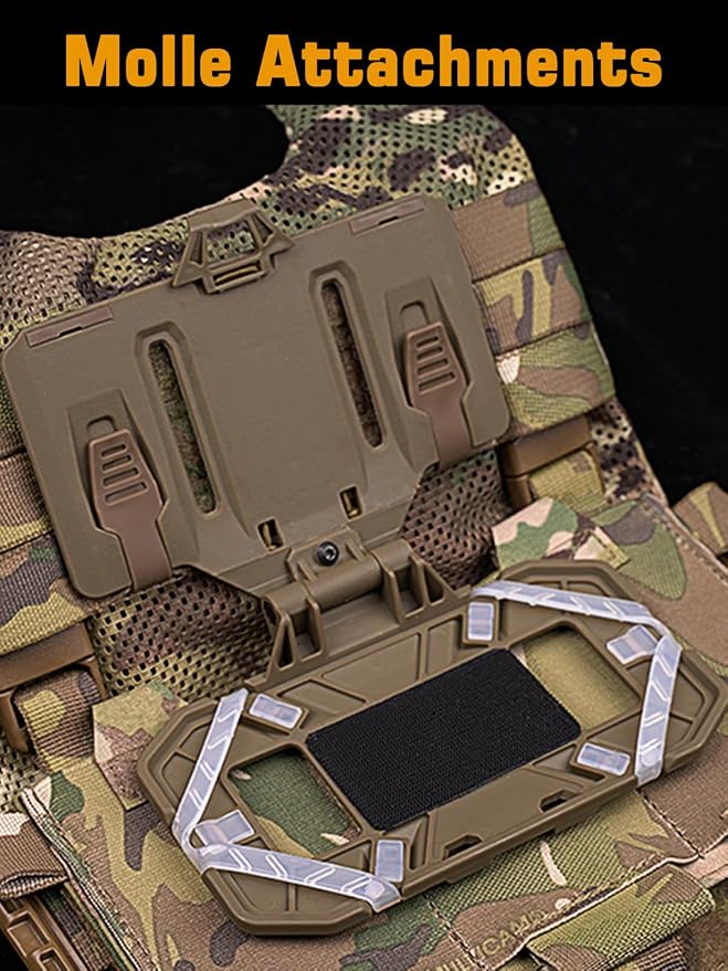 Tactical Gear Plate Carrier Vest Accessories Phone Chest Mount Holder - Image 3