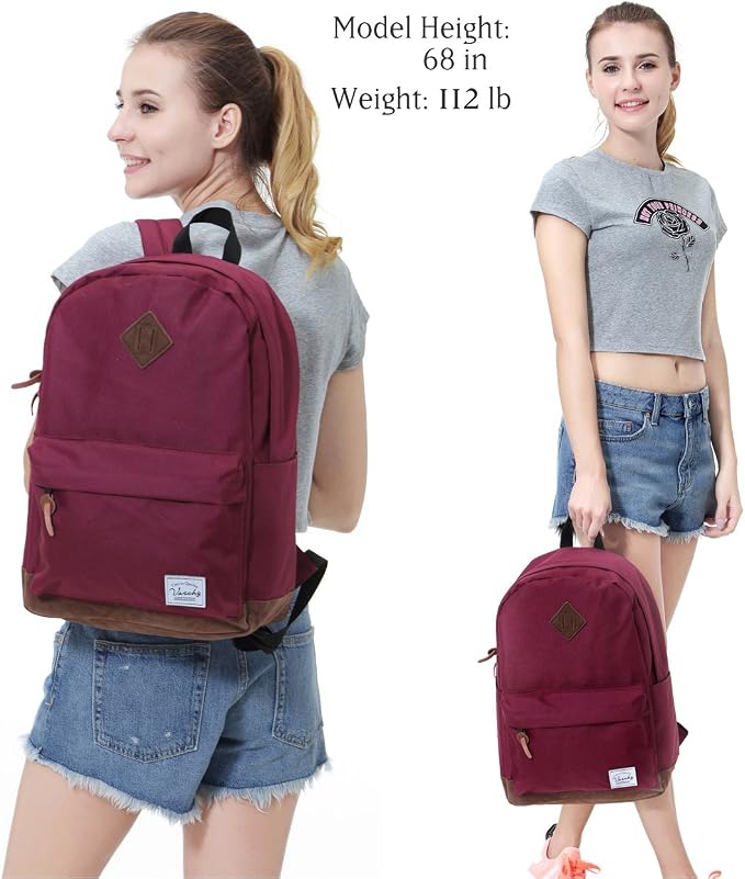 Backpack for Men Women, VASCHY Classic Water-resistant Lightweight Travel - Image 4