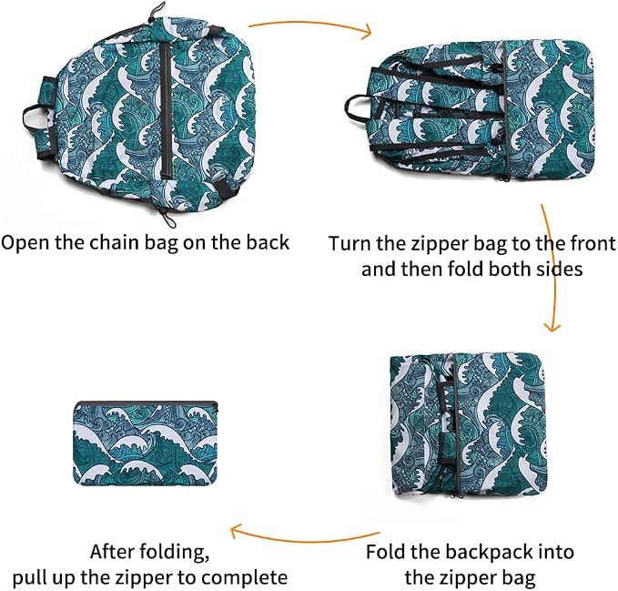 Lightweight Packable Foldable Backpack，Hiking backpack，Travel Backpack - Image 6
