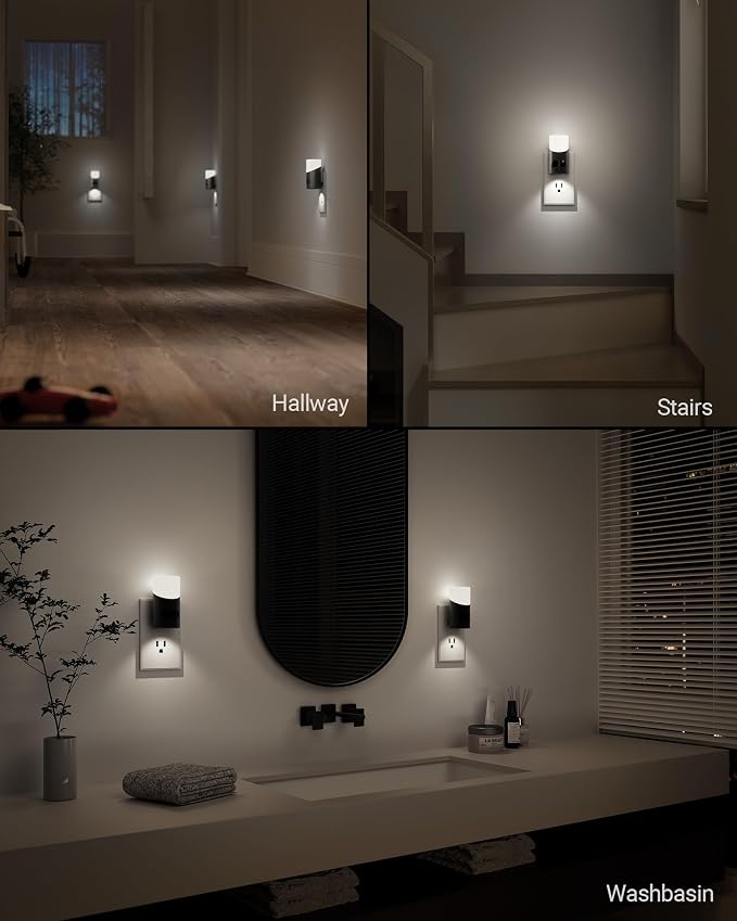 Lyridz Motion Sensor Night Light, LED Night Lights Plug into Wall, 1-150LM - Image 7