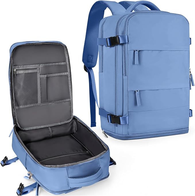 coowoz Large Travel Backpack For Women Men, Carry On Backpack Flight Approved by coowoz