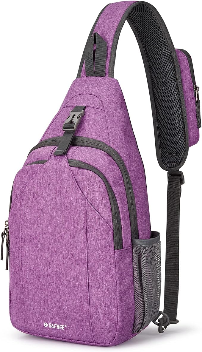 G4Free Sling Chest Bag RFID Crossbody Backpack Shoulder Bag by G4Free