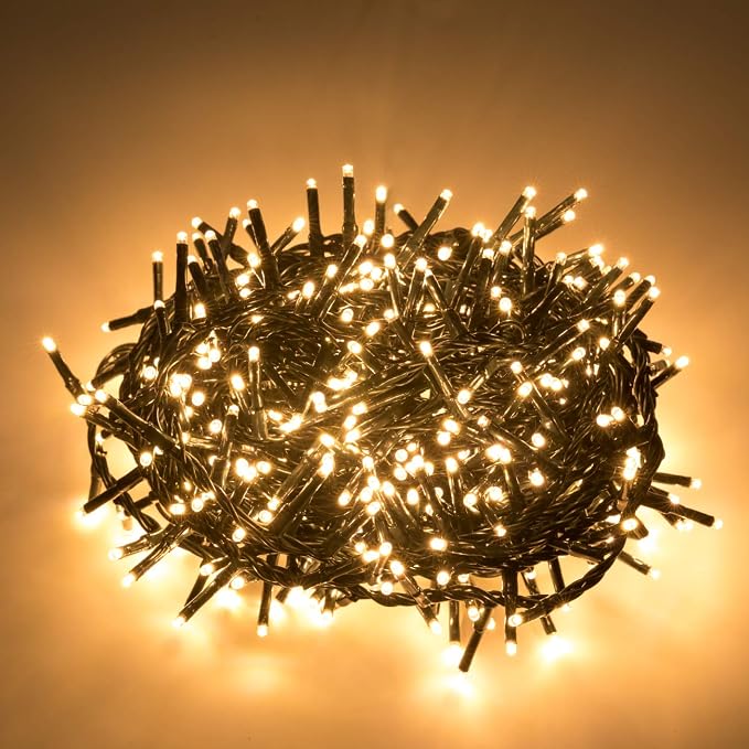 AWQ 500 LED 49ft Christmas Cluster Lights String Lights Decoration by AWQ