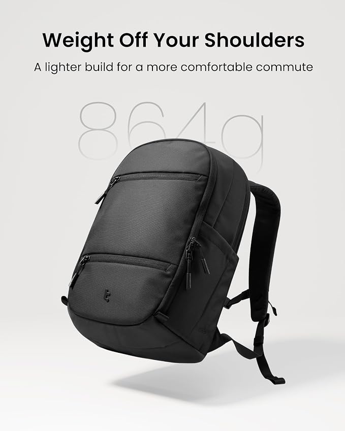 tomtoc 16-Inch Laptop Backpack, 22L Lightweight Daypack, Protective Organized - Image 3