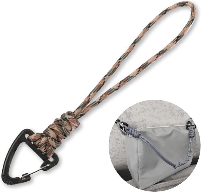 3-Pack Tactical Paracord Carabiner Keychain – Adjustable Rope Lanyard - Image 8