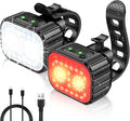 Cuvccn Bike Lights Super Bright, Rechargeable Bicycle Lights Set Multiple Modes by Cuvccnfocusonbikelights