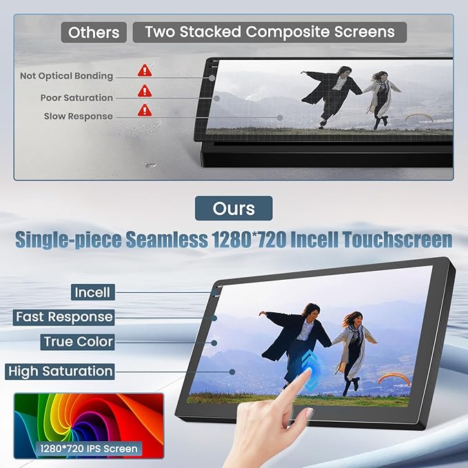 4+128G Radio for Jeep Compass Patriot 2010-2016, 10.1" Touch Screen Radio Kit - Image 3