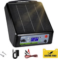6-12KV Adjustable Output Solar Charger, 20 Miles Solar Powered Electric Fence 2 by FarmNix