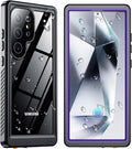 SPIDERCASE Upgraded for Samsung Galaxy S24 Ultra Case Waterproof, Built-in by SPIDERCASE