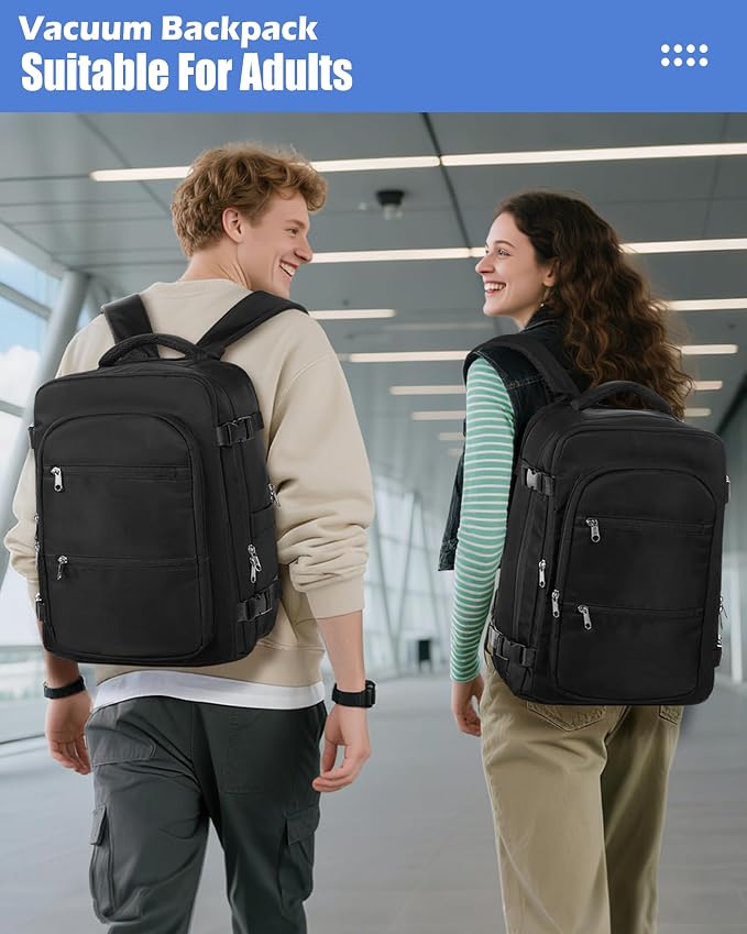 Vacuum Backpack Travel with Pump, Vacuum Sealed Backpack, Travel Backpack with - Image 9