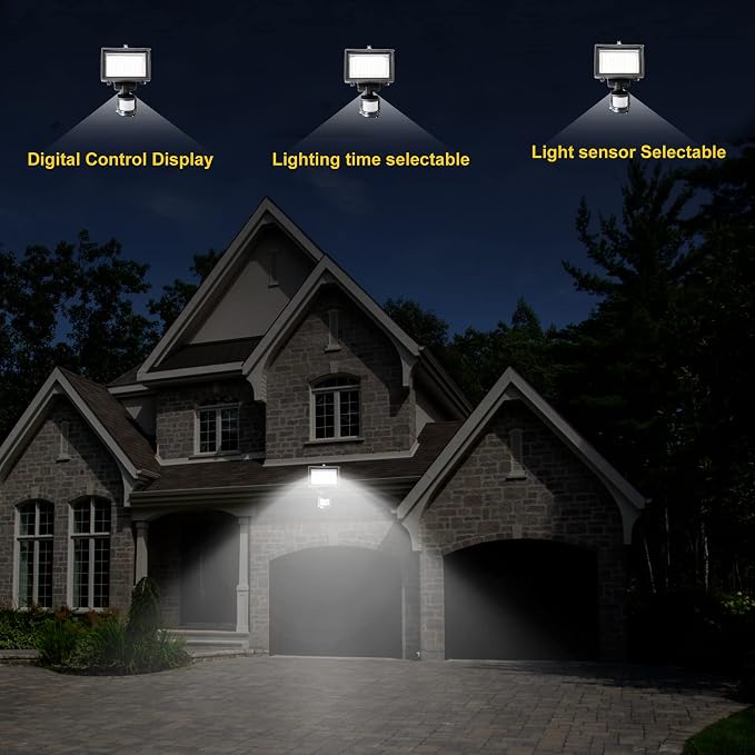 SUNLONG Solar Motion Lights Outdoor Waterproof Motion Sensor Outdoor Lights - Image 2
