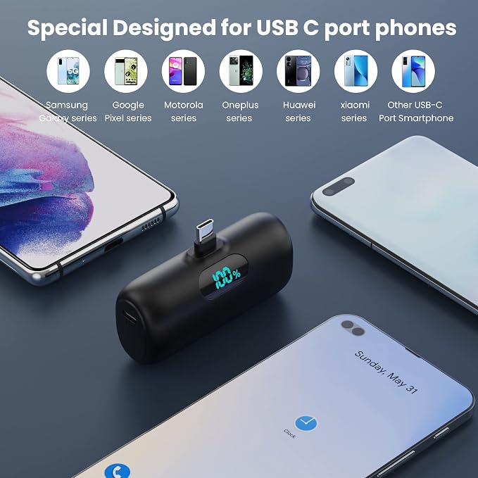 Mini Portable Charger Power Bank - Image 3