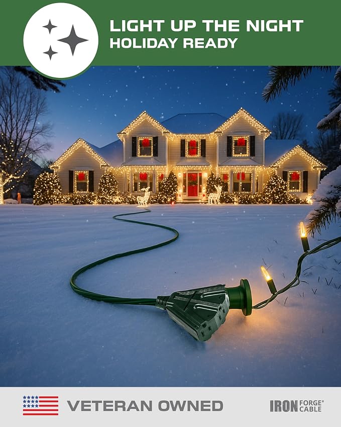 IRON FORGE CABLE 40 Foot Outdoor Extension Cord - Image 9
