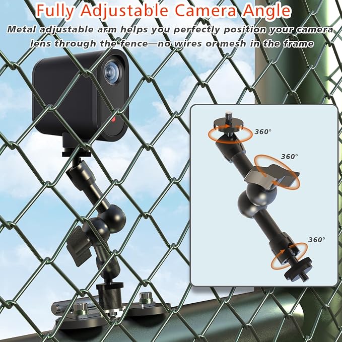 Magnetic Phone Fence Mount for iPhone, PostMount for Mevo Start, GoPro - Image 5