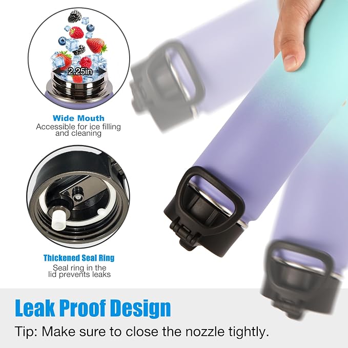 Volhoply 24 Ounce Insulated Water Bottle - Image 4