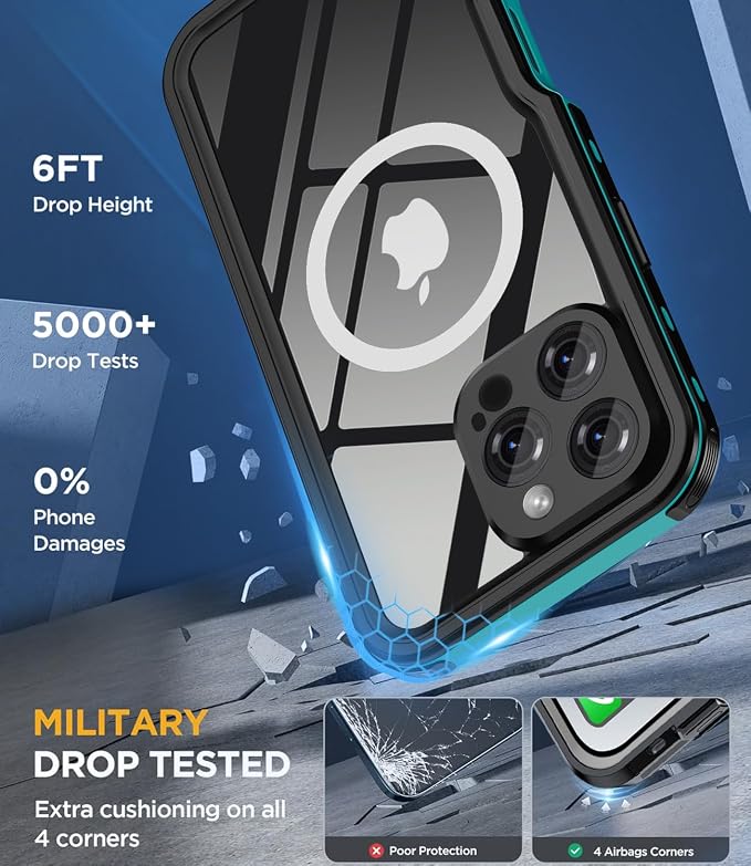 for iPhone 16 Pro Case Waterproof | Shockproof Dust Proof Phone Case Cover - Image 4