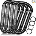 Carabiner Clip, Camping Accessories, Outdoors and Gym etc, D Shaped Spring Hook by Oupengsky