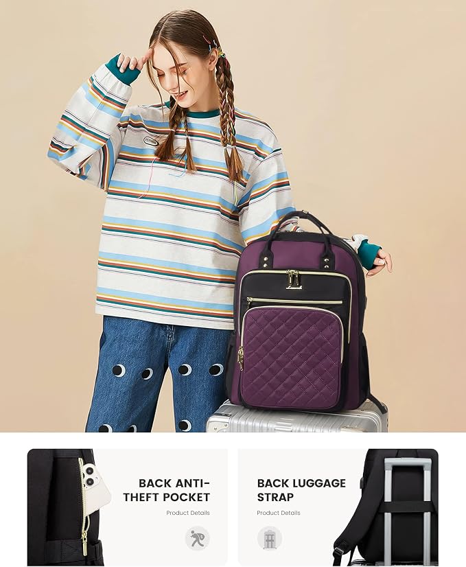 LOVEVOOK Laptop Backpack for Women - Image 5