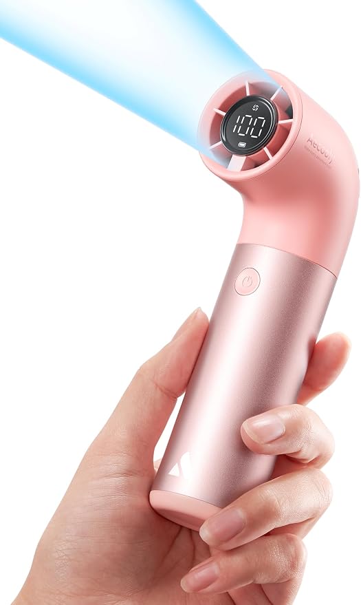Aecooly Portable Handheld Fan, Powerful Turbo Mini Fan, 19000 RPM High Speed by Aecooly