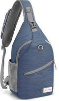 ZOMAKE Sling Bag, Small Crossbody Sling Backpack, Water Resistant Shoulder by ZOMAKE