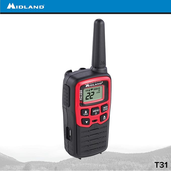 Midland T31VP 22 Channel FRS Walkie Talkie - Image 7
