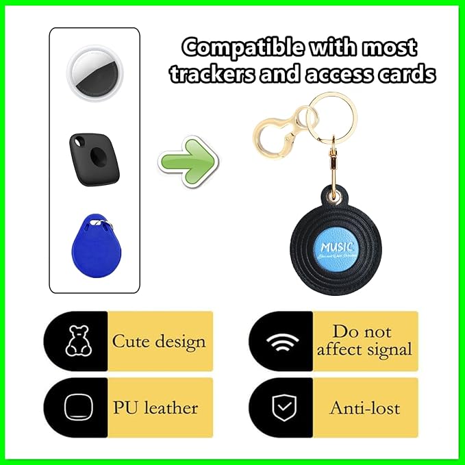 Leather Keychain Holder Case Compatible - Image 3